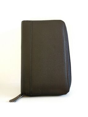 🆕 Phone Organizer Wallet Leather Black